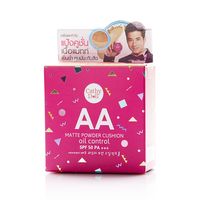 Cathy Doll AA Matte Powder Cushion Oil Control SPF50 PA+++ #21 Light Beige 15 gr. Thailand