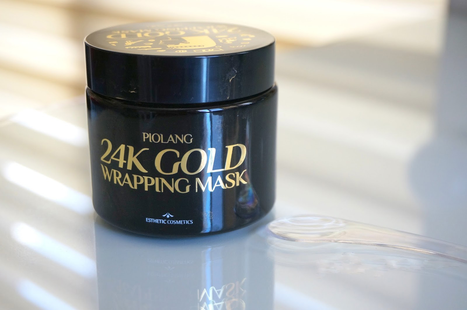 Корейская маска для лица с 24 каратным золотом ESTHETIC HOUSE PIOLANG 24k GOLD WRAPPING MASK. КОРЕЯ МОСКВА