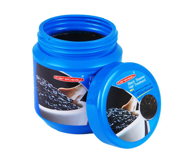 Натуральная маска от выпадения волос из Тайланда с черным кунжутом Carebeau Black Sesame Hair Treatment купить в Москве и Московской области