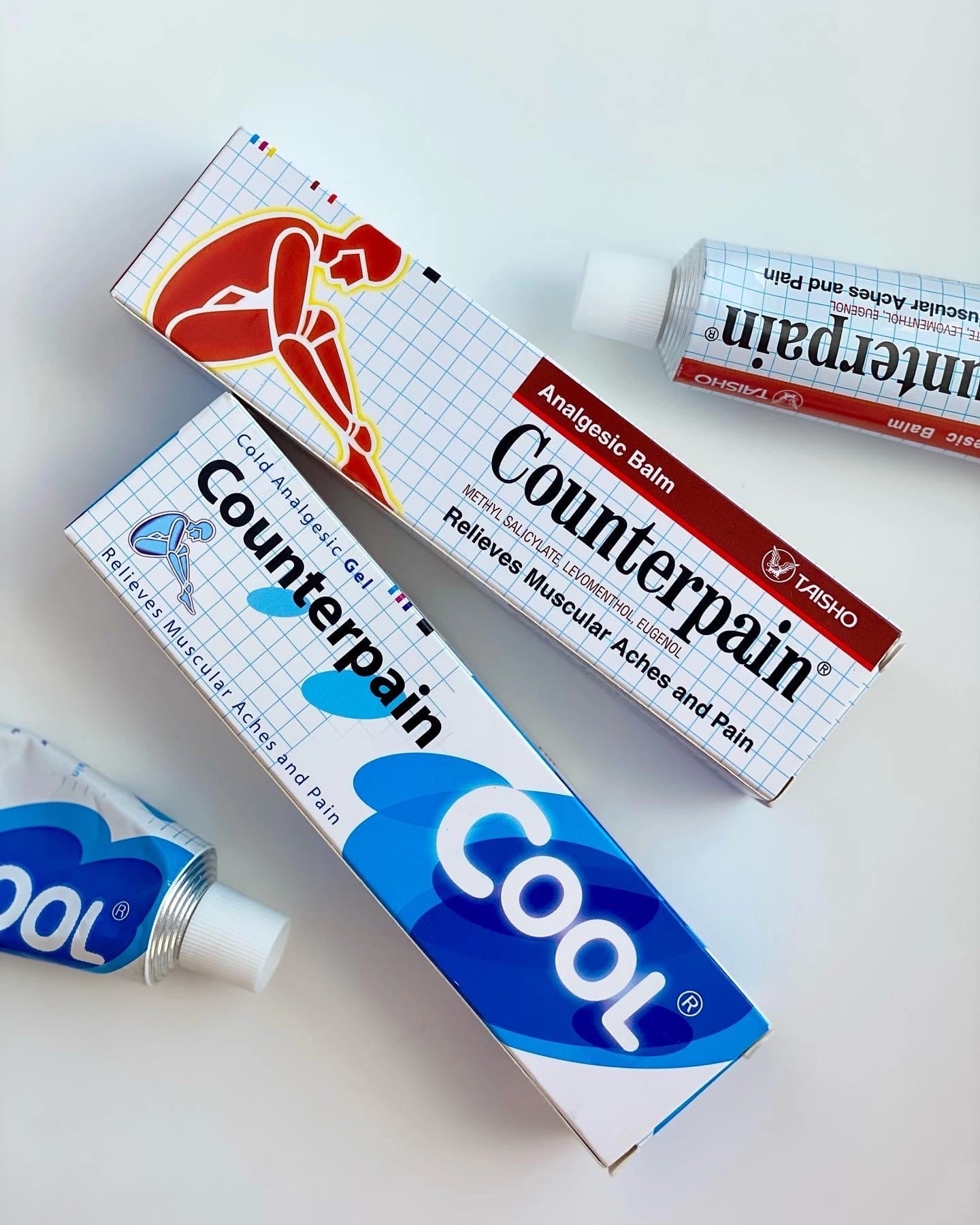 Натуральный анальгитический охлаждающий Тайский гель Counterpain Cool Cold Analgesic Gel Relieves Muscular Aches and Pain купить в Москве и Московской области.