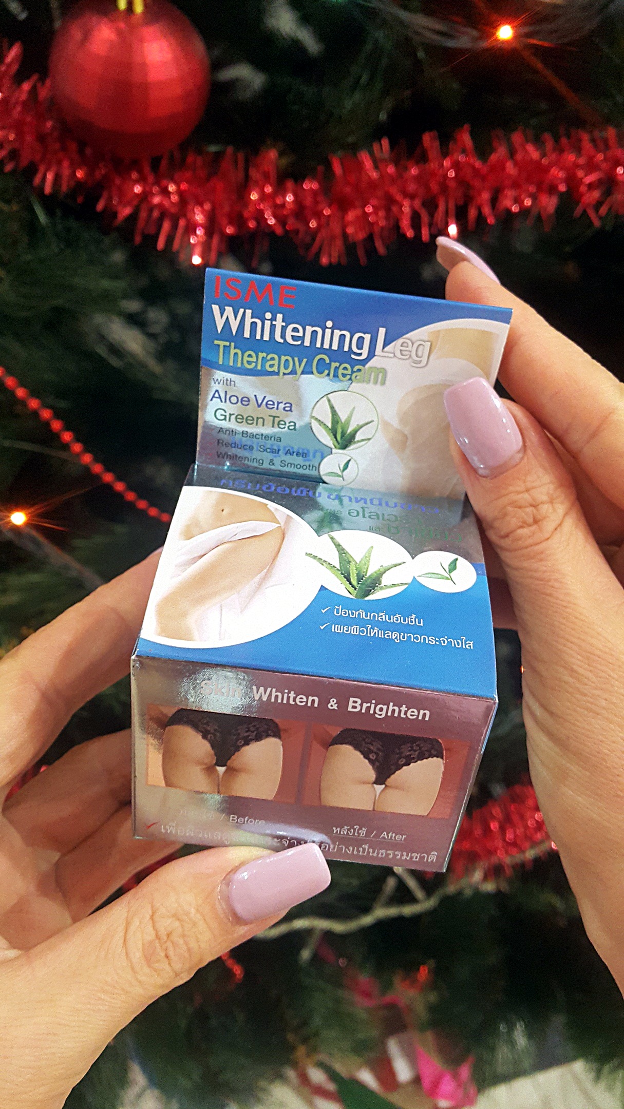 Натуральный крем из Тайланда для отбеливания зоны бикини ISME Whitening Leg Therapy Cream купить в Москве и Московской области.