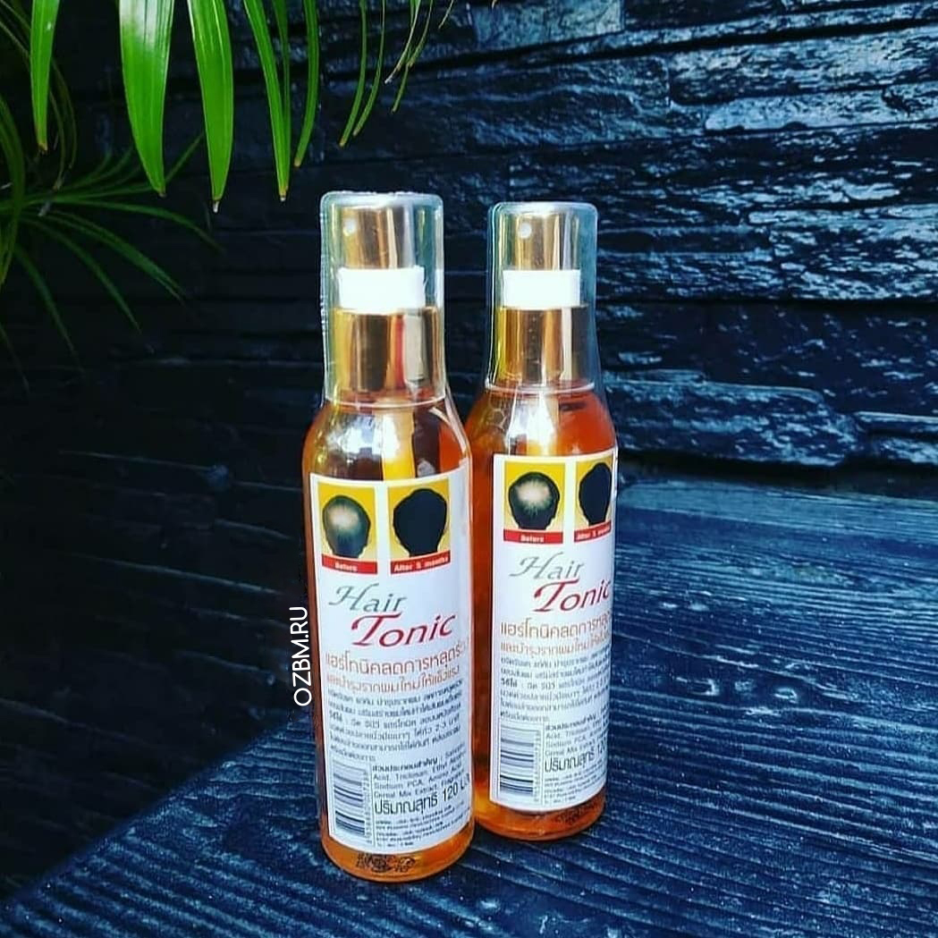 Натуральный тоник для роста волос из ТАИЛАНДА Genive Hair Tonic 120 мл. Таиланд