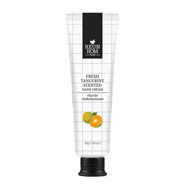 Осветляющий крем для рук из Тайланда Мандарин Reunrom Fresh Tangerine Scented Hand Cream 30 гр. ТАЙСКИЙ КРЕМ ДЛЯ РУК. handorange