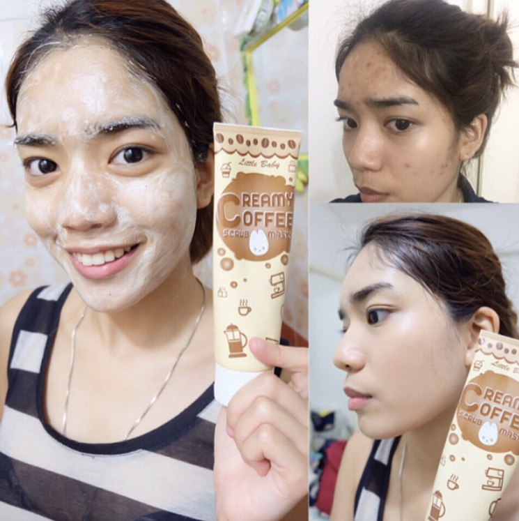 Тайская кремовая маска-скраб для лица Little Baby