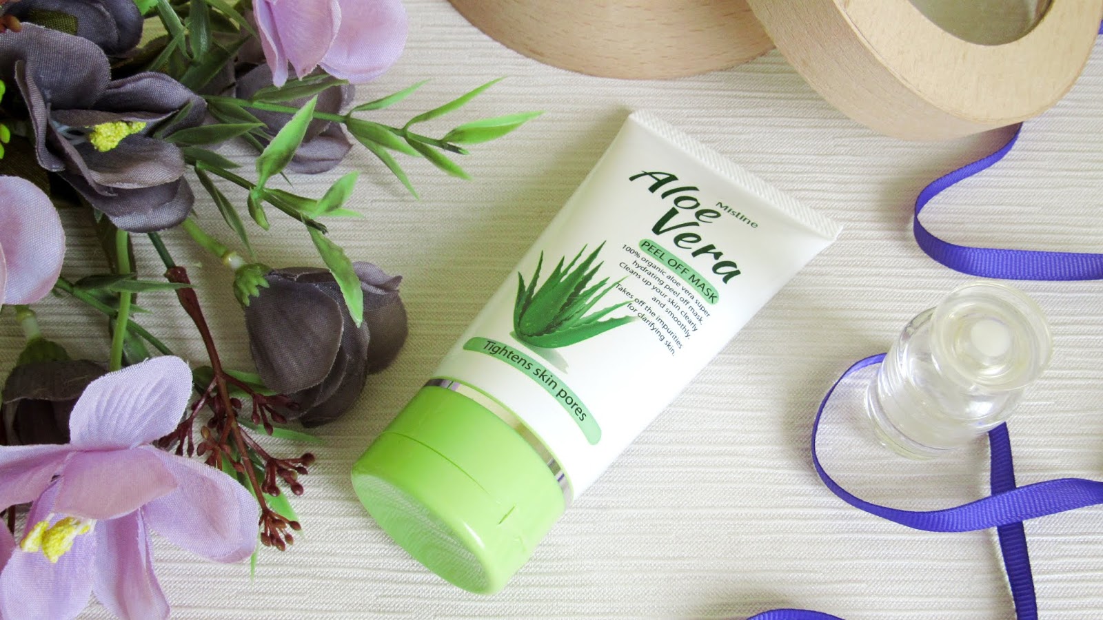 Тайская маска-пленка для лица очищающая с алоэ Mistine Aloe Vera Peel Off Mask 60 гр. маска для лица из таиланда