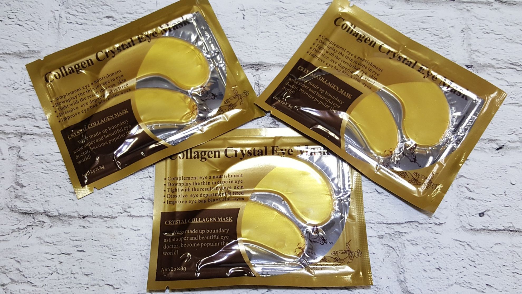 Тайские Коллагеновые патчи для глаз Belov Collagen Crystal Eye Mask 6 гр. maski-patchi-zolotye-kollagenovye-pod-glaza